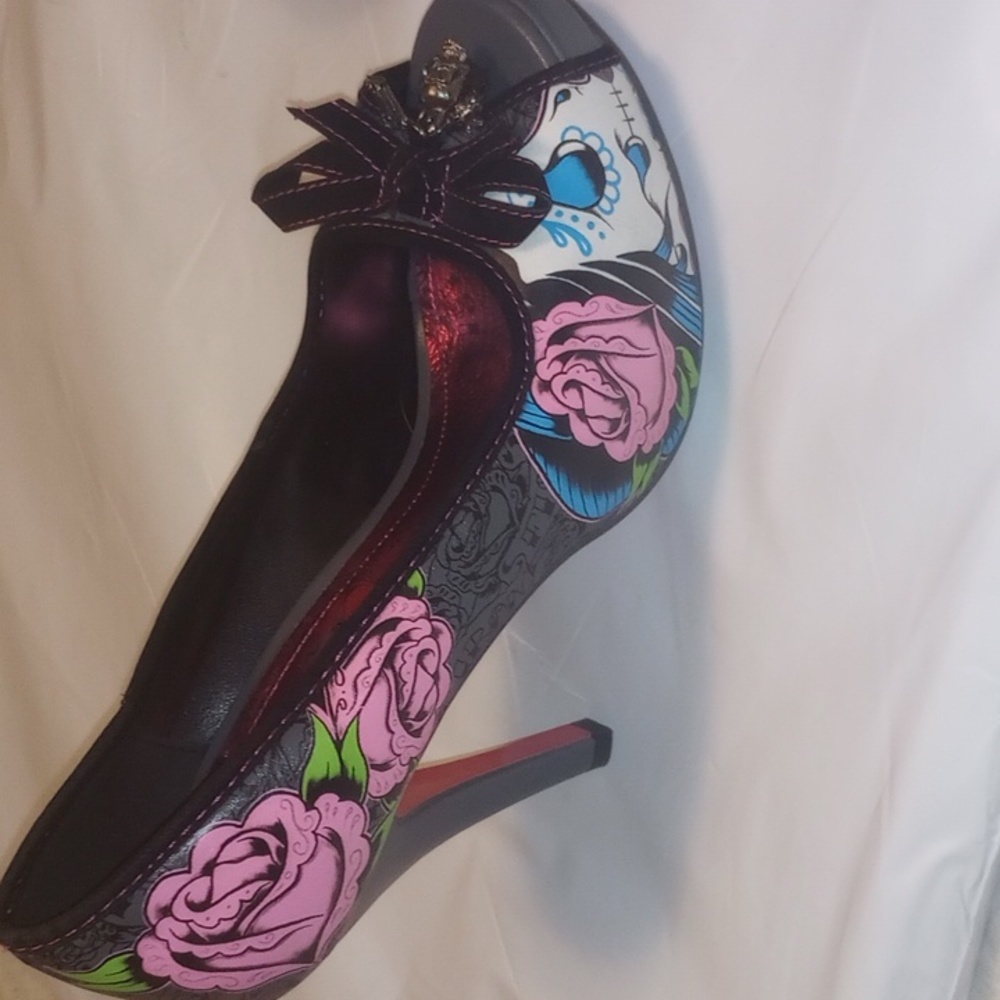 Iron Fist sugar skull shoes